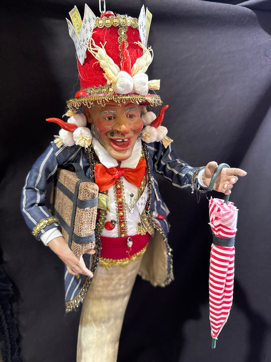 Gobbo Portafortuna con vero corno – 60 cm