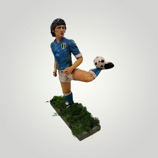 Statua Maradona in terracotta