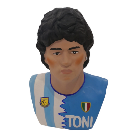 Busto Maradona in terracotta