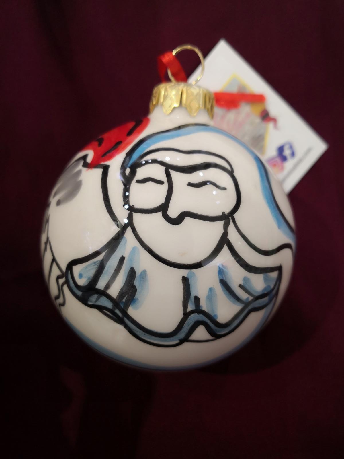 Pallina di natale (Pulcinella stile 2)